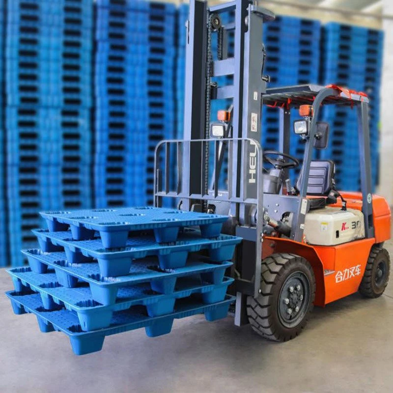 Blow-molded Nine-legged Plastic Pallet angle 2