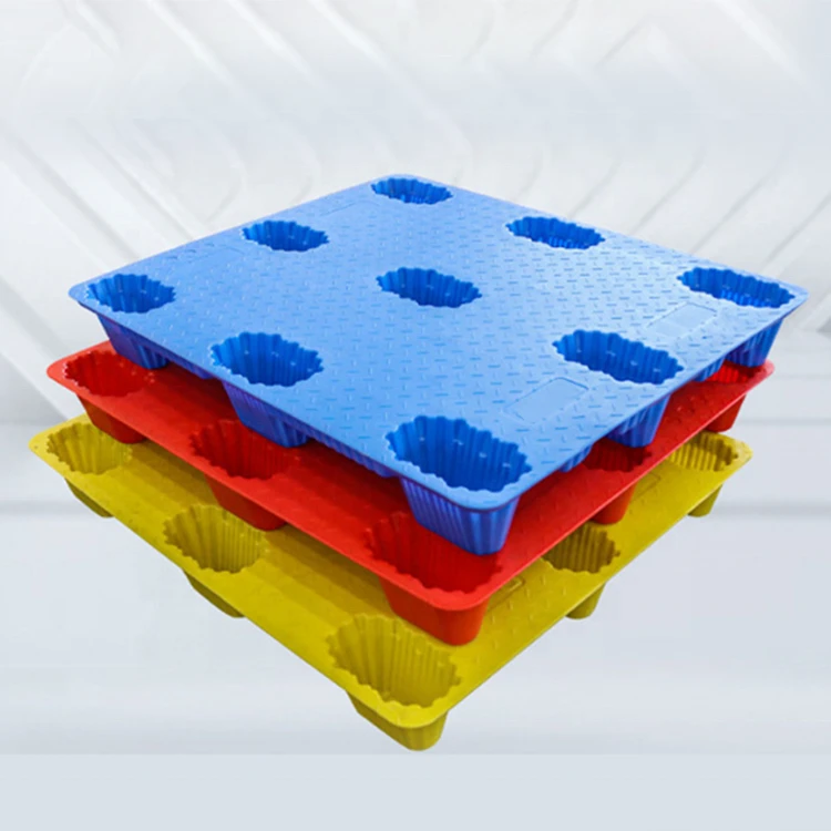 Blow-molded Nine-legged Plastic Pallet angle 4