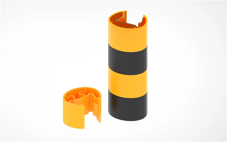 Collision Protectors For Warehouse Using angle 2