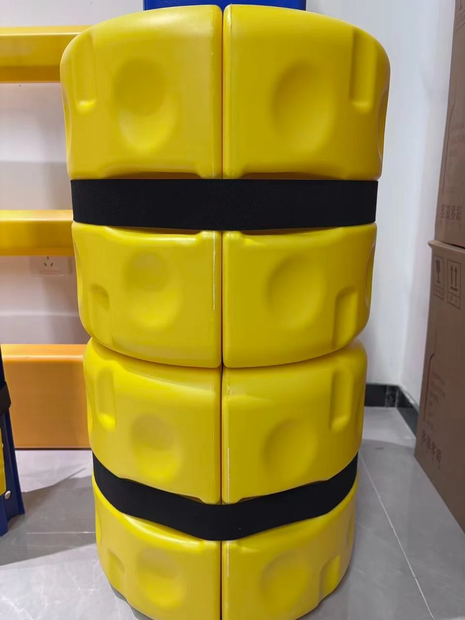 Flexible Barrier Polymer Guards Barrier Column Protector angle 2