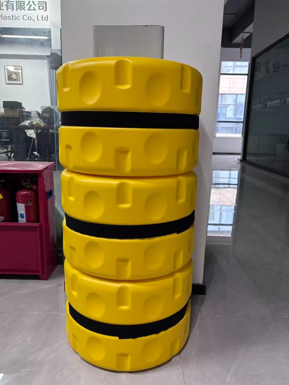 Flexible Barrier Polymer Guards Barrier Column Protector angle 4