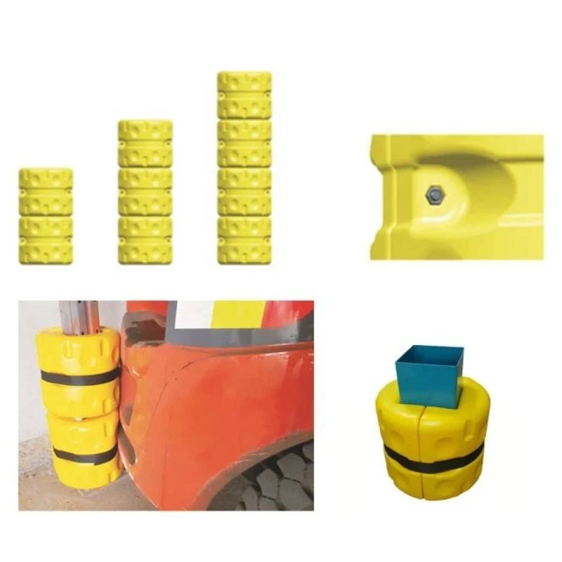 Flexible Plastic Column Protective Sheath angle 4