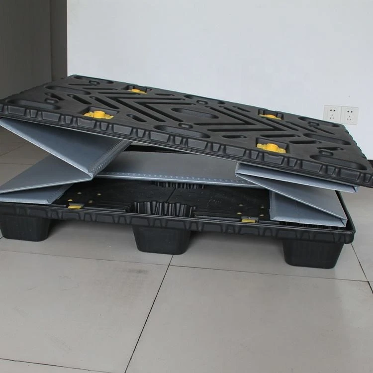 Hdpe Plastic PP Collapsible Pallet Sleeve Storage Box angle 4