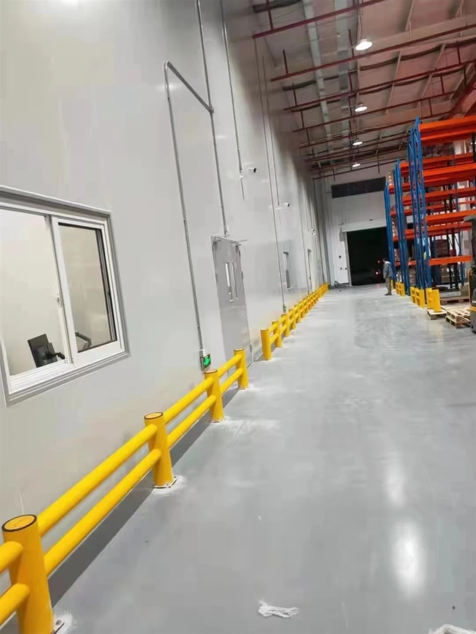 Industrial Barrier Manufacturer Large Warehouse Shelf Flexible Anti-Collision Guardrail