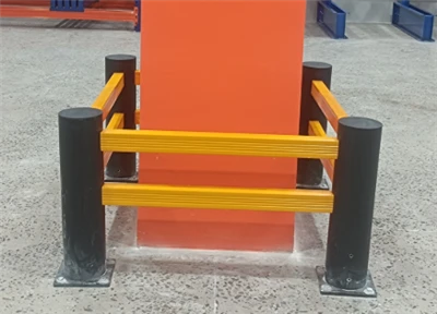 Industrial Column Protection Fences For Forklift Impact Protection angle 2