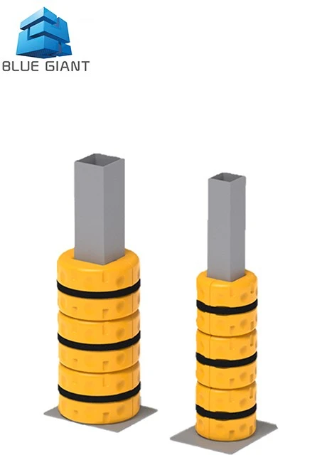 Industrial Pallet Racking Plastic Upright Protectors angle 3
