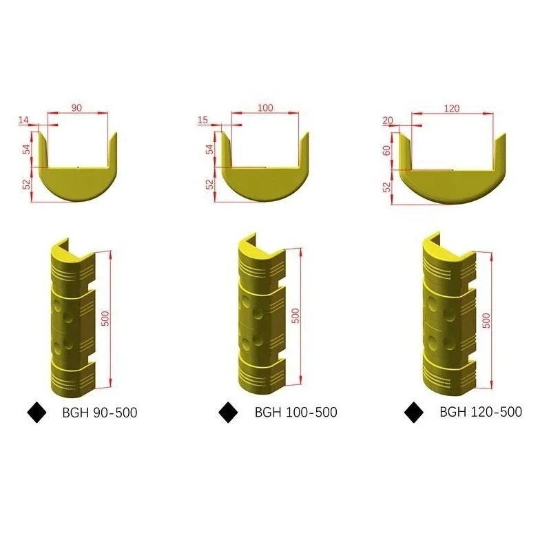 Integrated Plastic Upright Protector angle 3