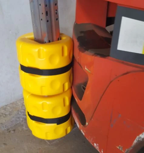 Plastic Column Protectors angle 2