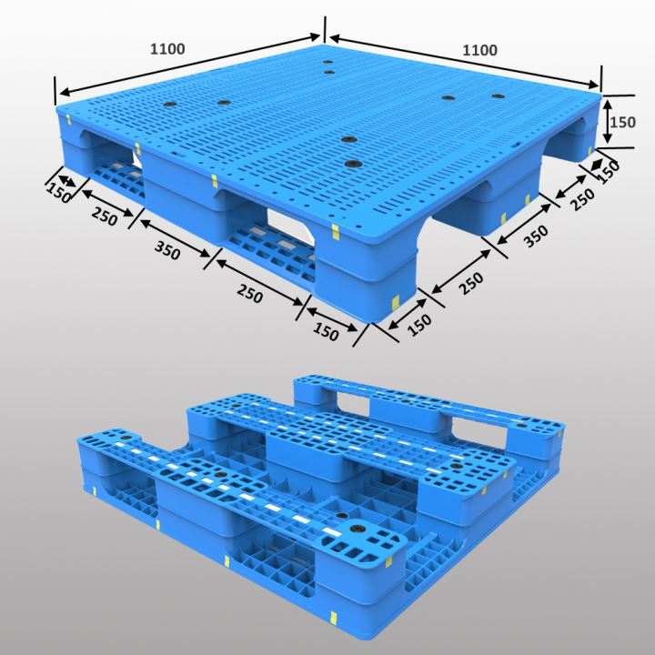 Plastic Shipping Pallets angle 3