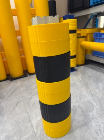 Segmented Upright Protector Warehouse Rack Column Guard Forklift Impact Protection For Rack Upright angle 2