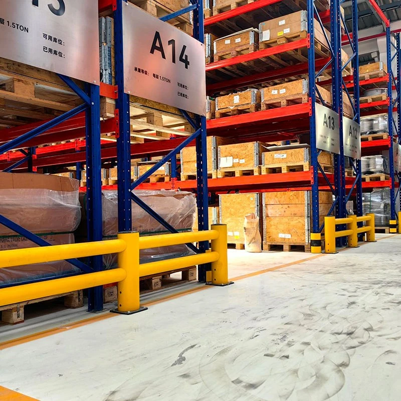 Warehouse Safety Railing angle 3