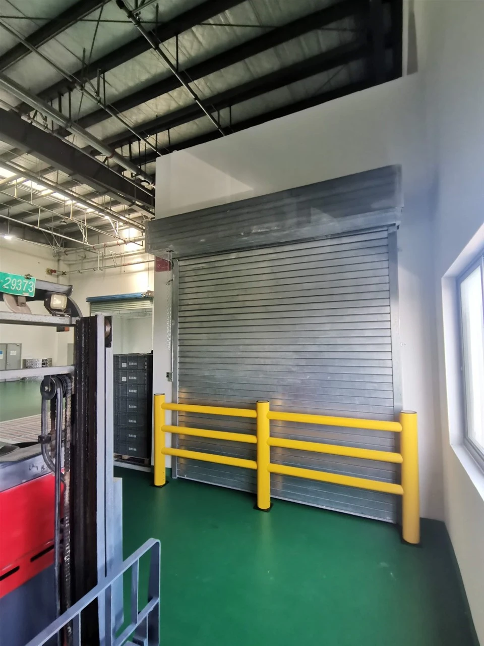 Warehouse Safety Railing