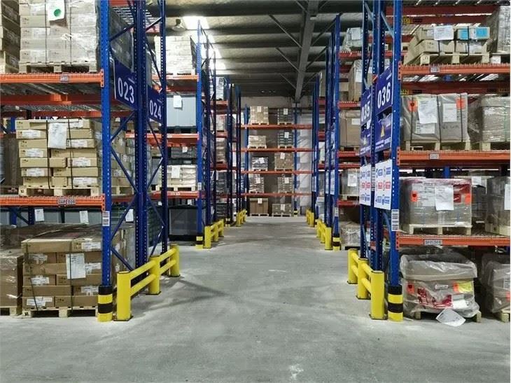 Warehouse Safety Guardrail angle 2